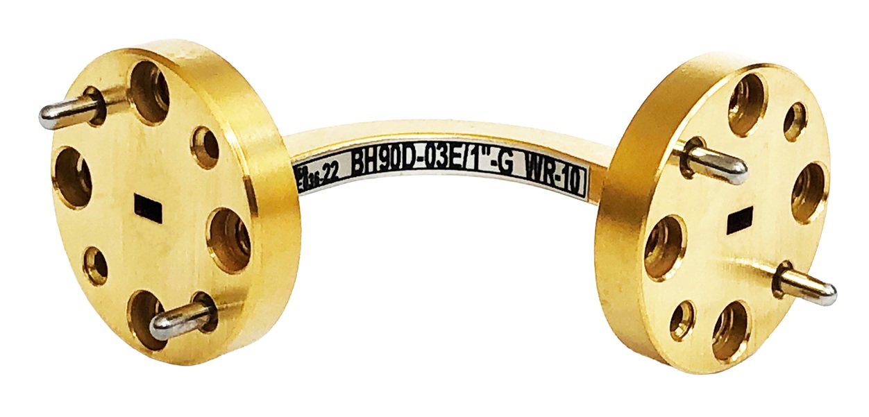Waveguide H-plane bend 33-500 GHz