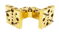 Waveguide H-plane bend 33-500 GHz